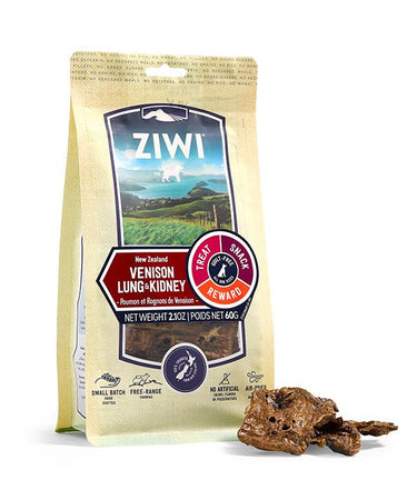 ZIWI Peak Venison Lung & Kidney Dog Treats 60g - 60G